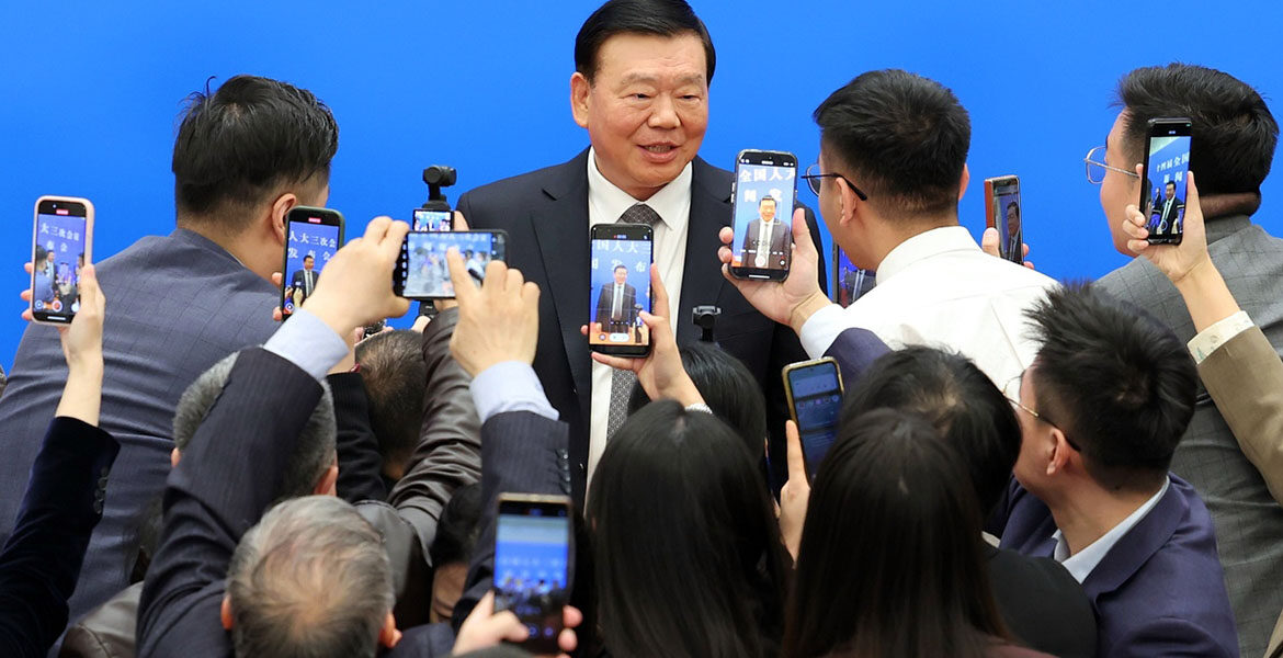 Lou Qinjian, spokesman for the third session of the 14th National People's Congress